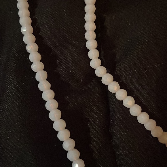 Pink rope necklace w/butterfly & dragonfly pendants by Heidi Daus - Picture 8 of 8